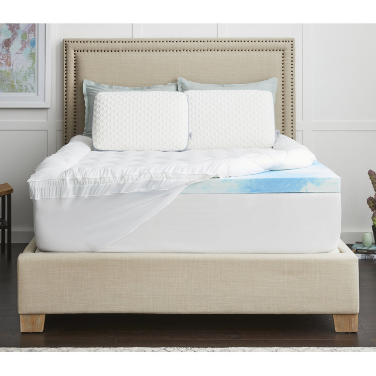 SealyChill 4" Memory Foam Mattress Topper & Reviews Wayfair